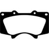 EBC 10+ Lexus GX460 4.6 Redstuff Front Brake Pads