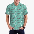 thumbnail image 1 of Fotbe Great White Shark Camiseta Polo de Golf para Hombre con Estampado – Camisa Deportiva Transpirable con Cuello Abotonado-XX-Large, 1 of 6