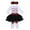 A-White229, variant on JAJAHO Baby Girl Clothes Newborn Infant Romper 4PCS Set Long Sleeve Letter Print Bodysuit With Tutu Skirt Headband Leg Warmers Cute Outfit