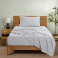 thumbnail image 1 of Mainstays Washed Ultra Soft Microfiber Bed Sheet Set, Twin-XL, Soft Silver, 3 Piece, 1 of 5