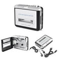 thumbnail image 1 of pitrice Convertisseur Convertisseur de Cassette USB vers PC MP3 CD, Capture Audio Lecteur de Musique avec Écouteurs, 1 of 2