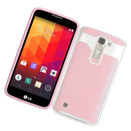 LG K7 phone case, LG Tribute 5 case, by Insten Slim Hybrid Hard PC/TPU Dual Layer Case Cover For LG K7 Tribute (Best Lg K7 Case)