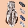 thumbnail image 5 of ZQUUVOU Square Satin Head Scarf for Women Silk Bandana Scarf Satin Hair Scarves Elegant Neck Scarf Hair Sleeping Wraps White, 5 of 5