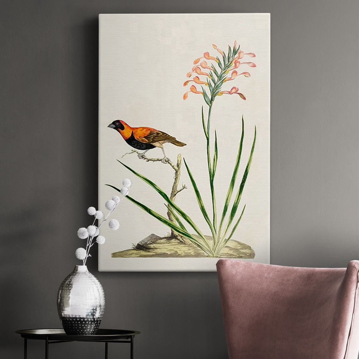 Bird in Habitat III Premium Gallery Wrapped Canvas - Ready to Hang