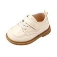 thumbnail image 2 of Willtoo Infant Baby Boy Girl Oxford Shoes PU Faux Leather Loafers Rubber and Soft Sole Wedding Dress Shoes Toddler Girl Baby Walking Shoes, 2 of 4