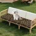 thumbnail image 4 of Xixirimido 3Pcs Couch Cushion Covers Stretch Couch Covers Washable Sectional Sofa Slipcover Universal Furniture Protector for Pets & Kids, Leopard Brown, 4 of 8