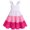 Hot Pink, variant on IBTOM CASTLE Toddler Little Girls Rainbow Twirly Skater Dress Kids Back to School Dress Summer Casual Tea Party Beach Sundress 5-6 Years Hot Pink