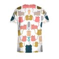 thumbnail image 5 of Snoarin Summer Plus Size Womens Tank Tops Women Tops Short Sleeve V-neck Tops Working Uniform Floral Print With Three Pockets Blouse Work Uniforms for Women on Clearance, 5 of 5