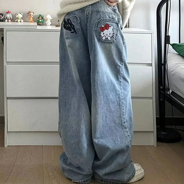 Hello Kitty Baggy Jeans - Fashion jeans for boutiques - Walmart