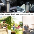 thumbnail image 2 of Hervidor Eléctrico de Acero Inoxidable para Coche Portátil con Termómetro 12 V 750 ML para Viaje, 2 of 9