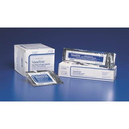 3 Inch Gauze - Vaseline Petroleum Gauze, 3 X 9 Inch, Hydrogel Dressing, Covidien - Box of 50