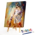 thumbnail image 3 of Cuadros Decorativos Chica elegante Cuadro sin marco Pintura al óleo por números Kit de cuadros pintados a mano Ndcxsfigh Nuevos Originales, 3 of 9