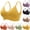 Beige, variant on Women's Wireless Bra - Extra Thin Light No Underwire Jelly Soft Support Bra with Removable Pads, Solid Color for Everyday Comfort and Support