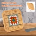 thumbnail image 4 of Pizarra CraftyManor Bamboo con estampado de rosas, 20 clavijas, 4 of 6