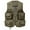 Khaki, variant on BASSDASH Men's Women's Utility Fishing Cargo Vest Outdoor Safari Photography Work Vest with Multi Pockets Mesh Back FV14