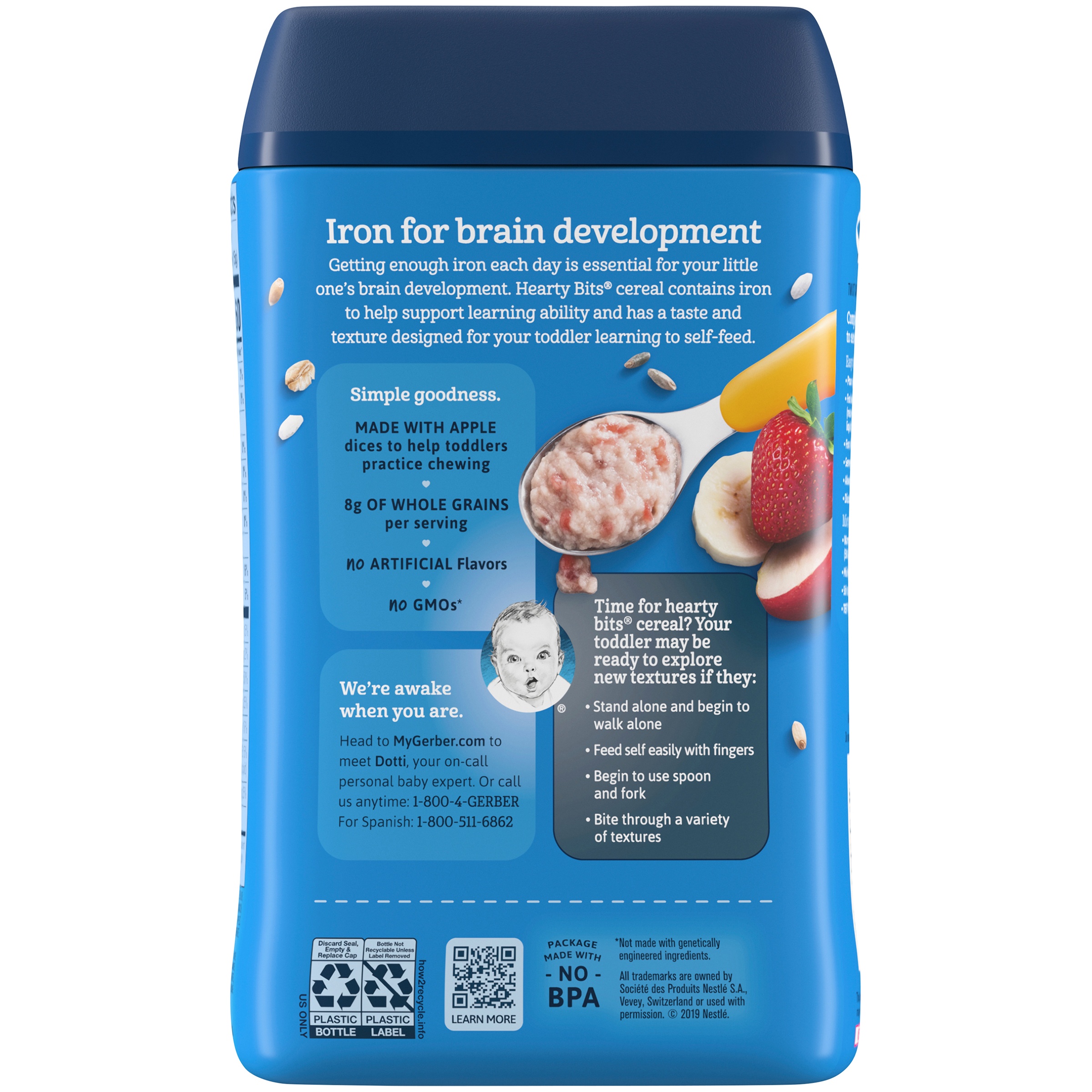 gerber hearty bits multigrain cereal