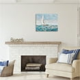 thumbnail image 2 of Stupell Industries Abstract Sailboat Painting Transportation Painting Gallery Wrapped Canvas Print Wall Art, 30 x 24, 2 of 7