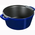 thumbnail image 6 of Staub 4 Piece Sapphire Blue Stackable Cast Iron Cookware Set, 6 of 9