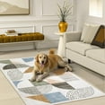thumbnail image 4 of Wonnitar 3x5 Washable Geometric Rugs for Entryway, Non-Slip  Multi Color Boho Bedroom Area Rug, Soft Ultra-Thin Carpet for Living Room Nursery Indoor, 4 of 7