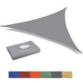 thumbnail image 1 of 10 Sizes Triangle Waterproof Sun Shade Sail Outdoor Garden Patio Party Sunscreen Awingtriangle Canopy 95% Uv Block With Free Rope, 1 of 4