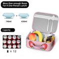 thumbnail image 5 of Lunch Box Spacious Insulated Lunch Bag Durable Men Bento Bag with Strap for Men Women Adults School Sports Office/Work Meals Picnic & Camping, 5 of 6