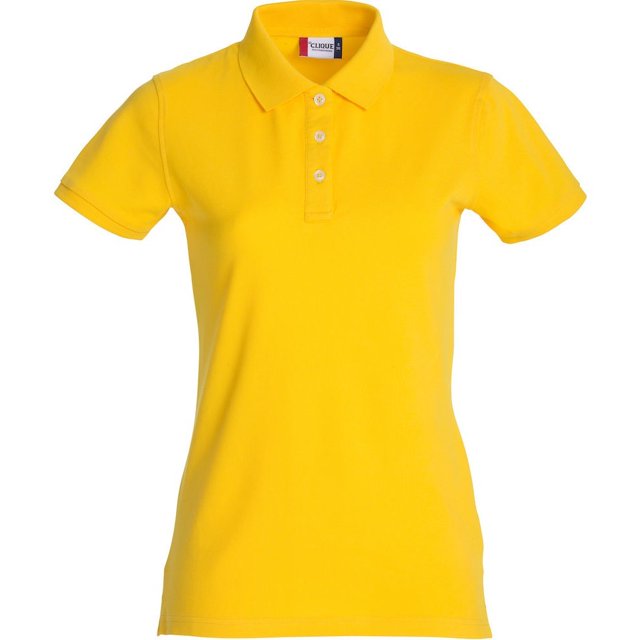 Clique - Polo Premium de Elástico para Mujer (Limón)