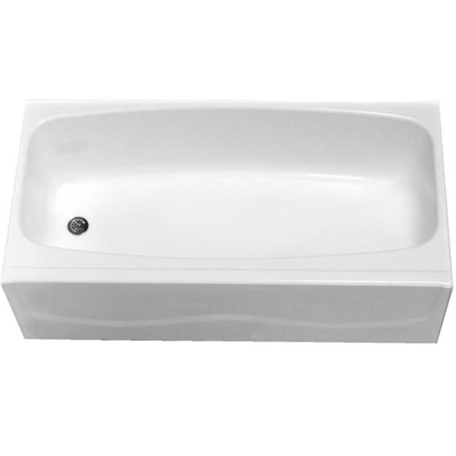Clarion Bathware RE4401RXWHITE 54 x 28 in. Tub Only Right Hand Drain