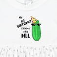 thumbnail image 4 of Inktastic My 1st Birthday is Kind of a Big Dill Pickle in Sunglasses Girls Baby Dress, 4 of 5