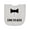 AC-Heather Grey, variant on Inktastic Ringbearer Mock Tux Wedding Tuxedo Newborn Bib