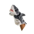 thumbnail image 4 of EeaseMX Marioneta de mano creativa de peluche, adorable tiburón, juguete de peluche divertido de dibujos animados, regalo para niños (gris), 4 of 7
