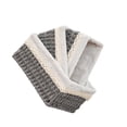thumbnail image 1 of Advancent Cestas de almacenamiento apilables en color natural para habitaciones limpias y ordenadas Cestas de almacenamiento tejidas de gran Almacenamiento y organización del hogar gris, 1 of 6