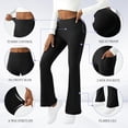 thumbnail image 5 of COPYLEAF Pantalón de yoga de cintura alta para mujer con bolsillos talla L, 5 of 5