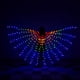 thumbnail image 2 of Alas doradas, alas luminosas LED de colores del arco iris, alas de baile, mariposa fluorescente, alas luminosas para danza del vientre, capa, 2 of 6