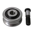 thumbnail image 1 of BQLZR 6mm ID Titanium Color U Shaped Groove Ball Bearing with M6x23mm Screw, 1 of 5