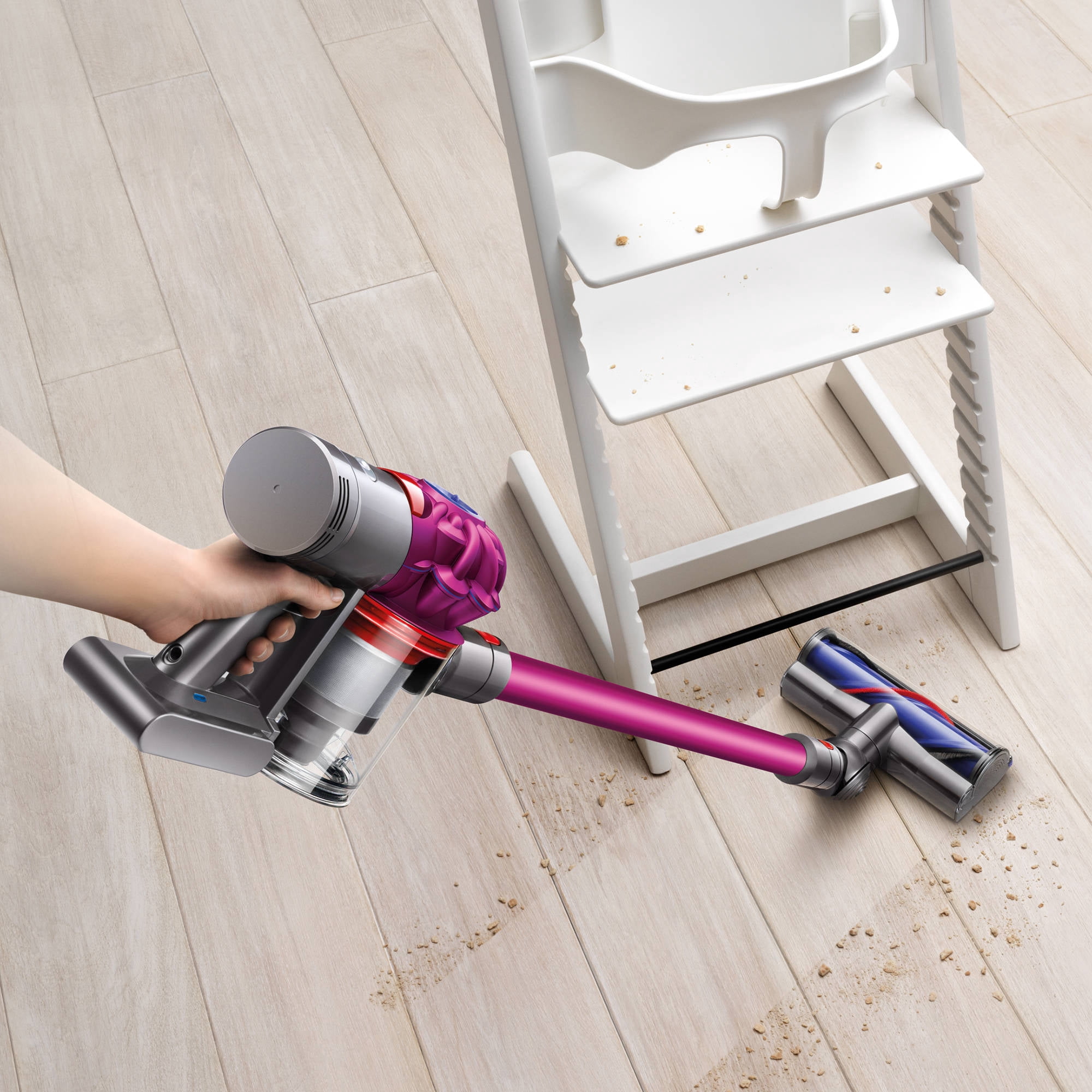 Dyson V7 Motorhead Cord Free Vacuum Fuchsia Walmart Com Walmart Com