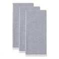 thumbnail image 2 of Contemporary Home Living Chambray Cotton Kitchen Dish Towels - 28" - French Blue - Set of 3, 2 of 11