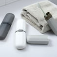 thumbnail image 3 of Jierger Portable Toothbrush Protect Holder Travel Camping Toothbrush Storage Box Cover Storage Box Travel Tooth Toothbrush Cover Toothpaste Organizer Toothbrush Holder, 3 of 6