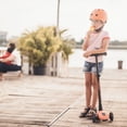 thumbnail image 6 of Scoot & Ride Stand-up Scooter for Children, Ages 3-6, Highwaykick 3, Peach, 6 of 11