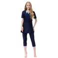 thumbnail image 1 of Trajes de modestos para mujer, musulmane islámico , cuello , natación, conjuntos de ropa SG Colco Bañador de mujer musulmana, 1 of 8