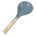 thumbnail image 5 of KALLORY Noodle Strainer Spoon 1Pcs with Long Handle for Straining and Frying in Blue Abs for Housewives, 5 of 8