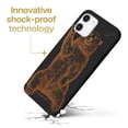 thumbnail image 3 of Case Yard Wooden Case for iPhone-11 Soft TPU Silicone cover Slim Fit Shockproof Wood Protective Phone Cover for Girls Boys Men and Women Supports Wireless Charging Grizzly Bear Design, 3 of 7