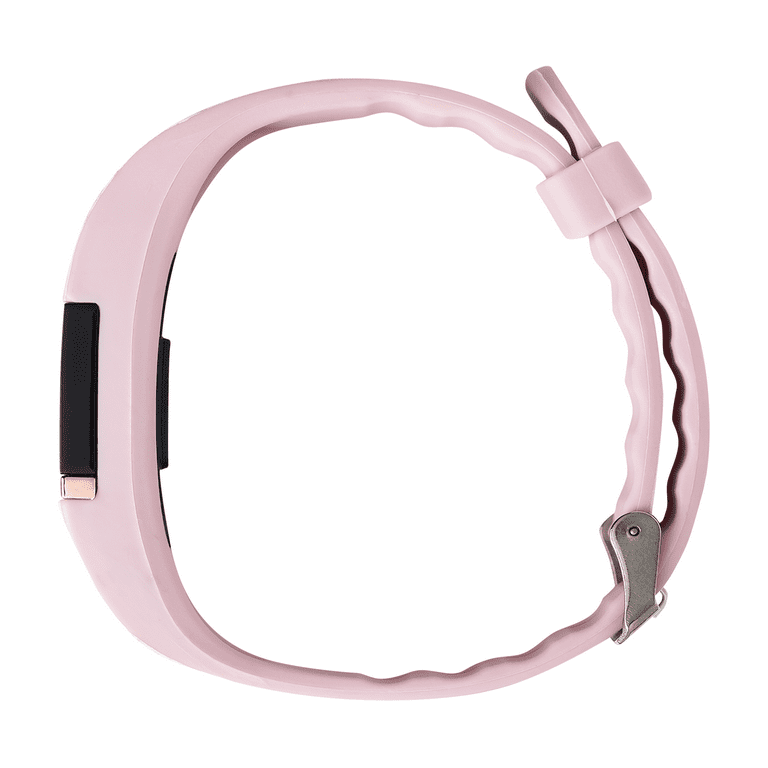 iTech Pulse Fitness Activity Tracker Distance and Sleep Monitor Blush Marble White