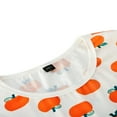 thumbnail image 3 of Pyjamas de Famille Assortis à la Mode d'Halloween avec des Boutons d'Impression de Fruits de Bande Dessinée, 3 of 6