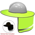 thumbnail image 1 of MYG Outdoor Safety Hat Neck Shield Cover Sun Shade High Visibility Reflective Strip, 1 of 10