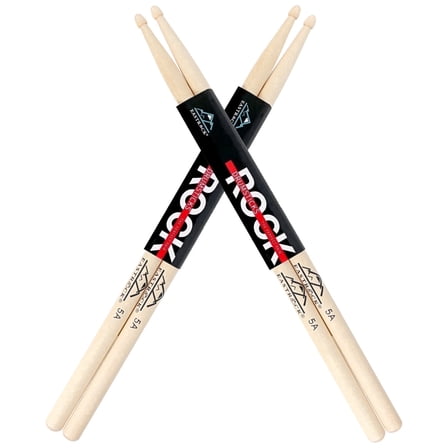 EASTROCK Drum Sticks 2 Pairs 5A Maple Wood 40cm Professional Drumsticks with Comfort Grip for All Drummer Drum Accessories