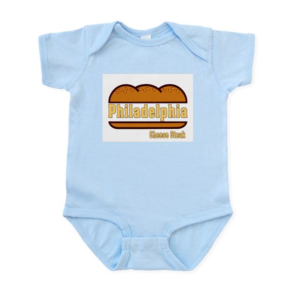 CafePress - Philadelphia Cheesesteak Infant Bodysuit - Baby Light Bodysuit, Size Newborn - 24 Months