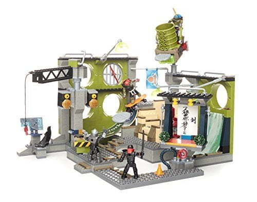 mega bloks teenage mutant ninja turtles sewer hideout construction set