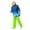 Green, variant on WEIYLL Newborn Outfits Baby Girl Winter Zip Mock Neck Gradient Ski Fleece Pocket Jacket Pants Snowboarding Warm Unisex Clothing Suits for 10-12 Years 2 PCS