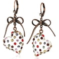 thumbnail image 1 of Boucles d'Oreilles Goutte Cœur Multi Lucite, 1 of 3