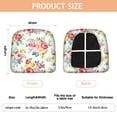 thumbnail image 3 of Pioneer Flower Floral Print Pattern Seat Covers for Dining Room Chairs Set Of 4,Stretch Printed Washable Chair Seat Cover with Elastic Ties and Button,Removable Waterproof Couch Cushion Covers, 3 of 6